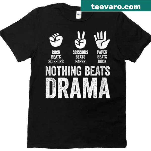 Funny teacher t-shirt with Rock Paper Scissors design