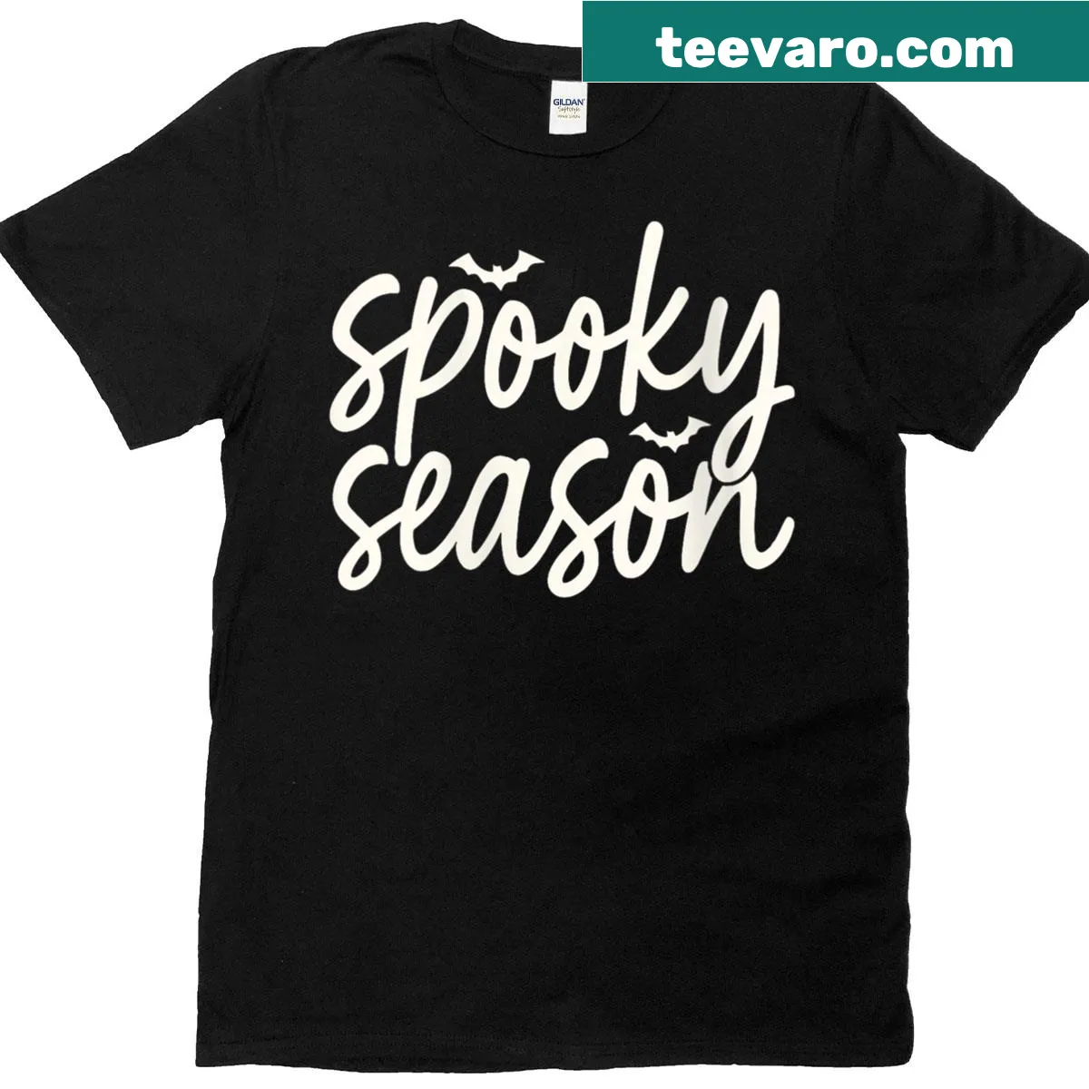 Halloween-themed graphic t-shirt suitable for the entire family — on a men's t-shirt