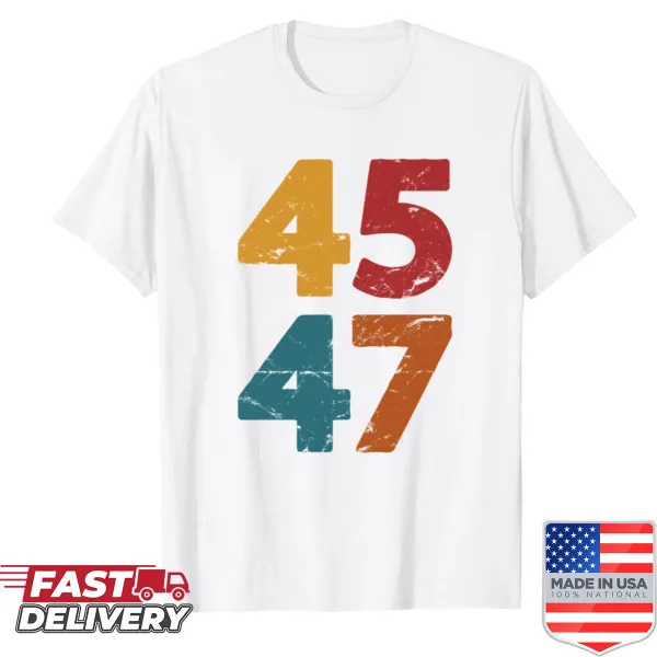 Political shirt supporting Trump 2024 with bold typography