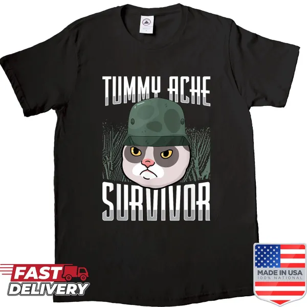 Funny cat lover shirt with humorous saying