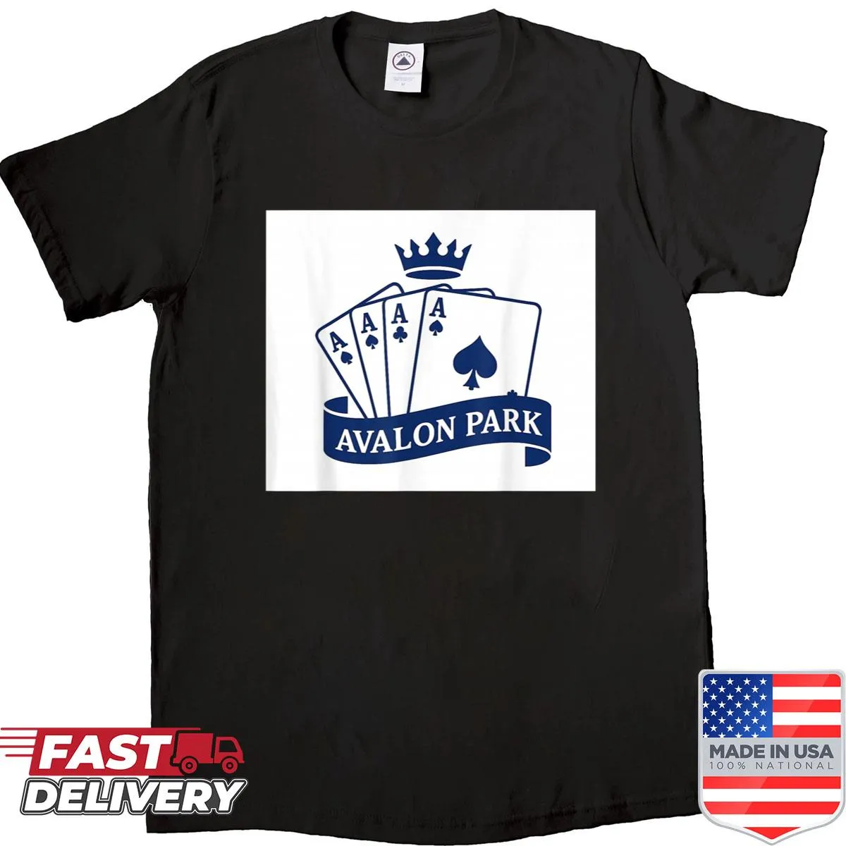 Vintage-style Avalon Park Chicago shirt