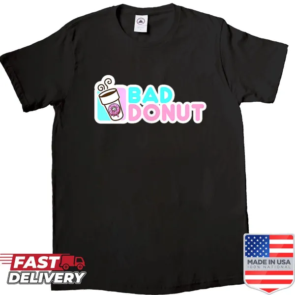 Funny T-shirt featuring a humorous design about donuts