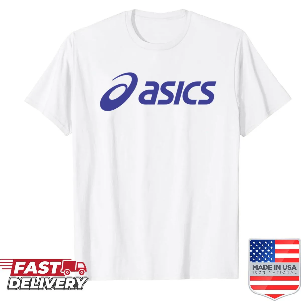 Asics logo t-shirt for sports enthusiasts