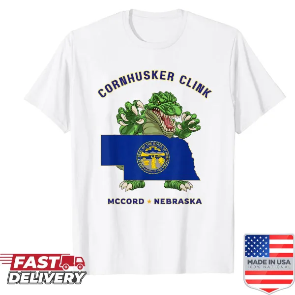 Humorous t-shirt featuring Nebraska politics theme