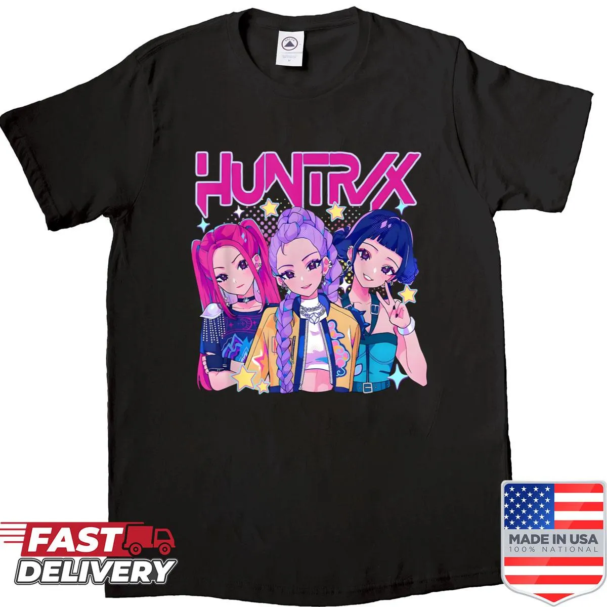 Kpop idol character T-shirt with cute design