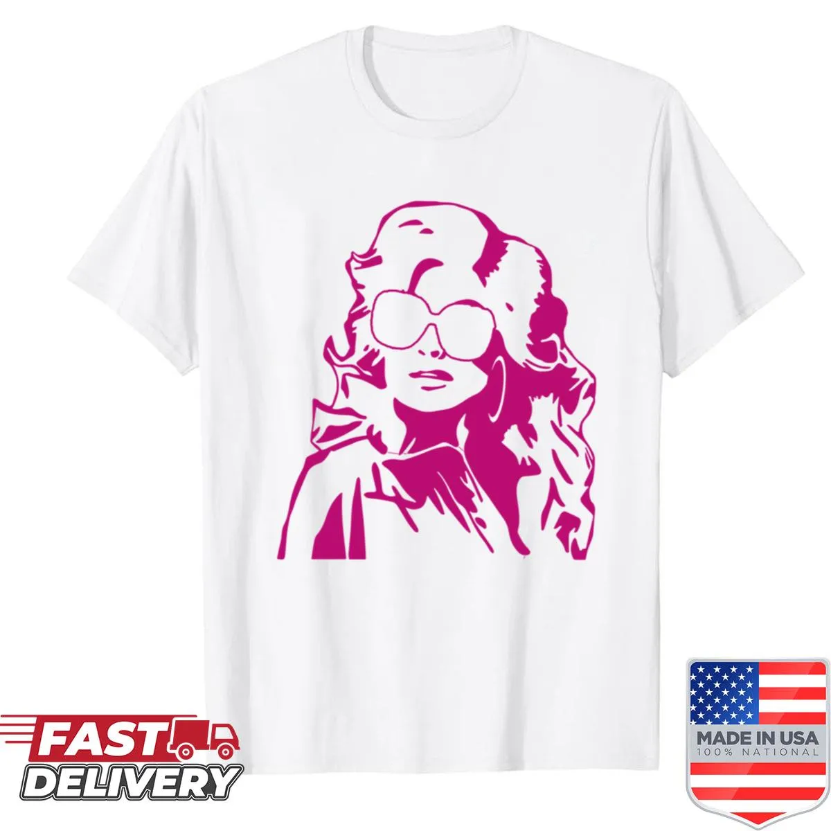 Silhouette shirt featuring Dolly Parton's outline