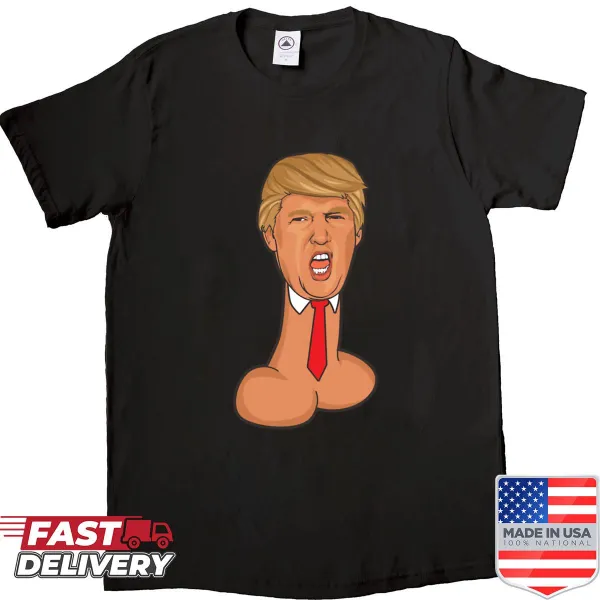 Edgy Donald Trump shirt with bold text