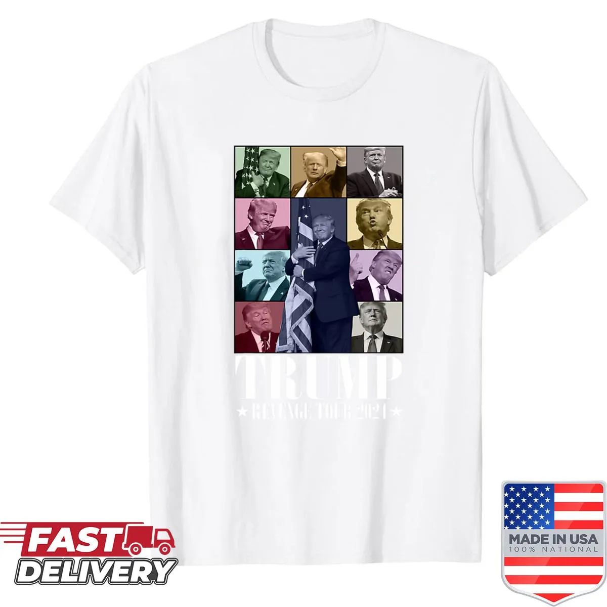 Funny shirt with graphics about Trump's Revenge Tour 2024