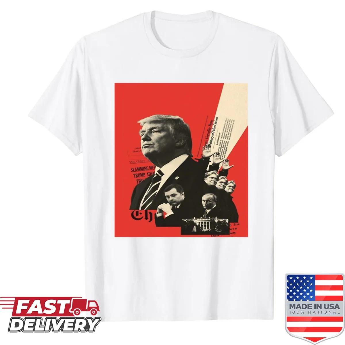 Bold shirt with text declaring Trump Winer 2024