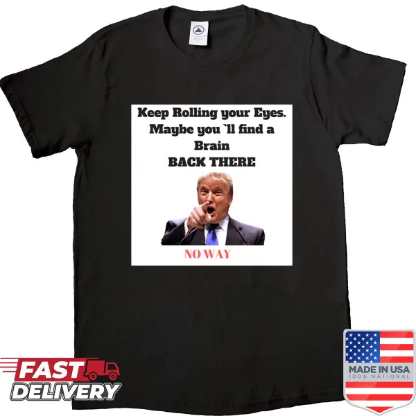 Edgy shirt with a strong political message against Trump