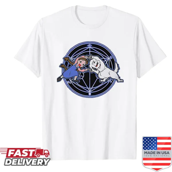 Illustrative fantasy-themed Fullmetal Fusion shirt