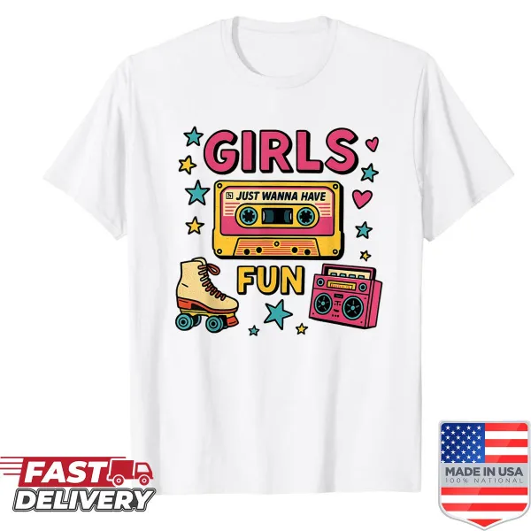 80s throwback t-shirt with fun design