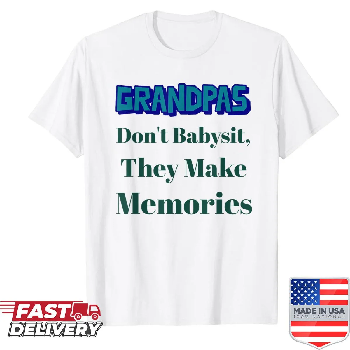 Sentimental grandpa t-shirt with meaningful message