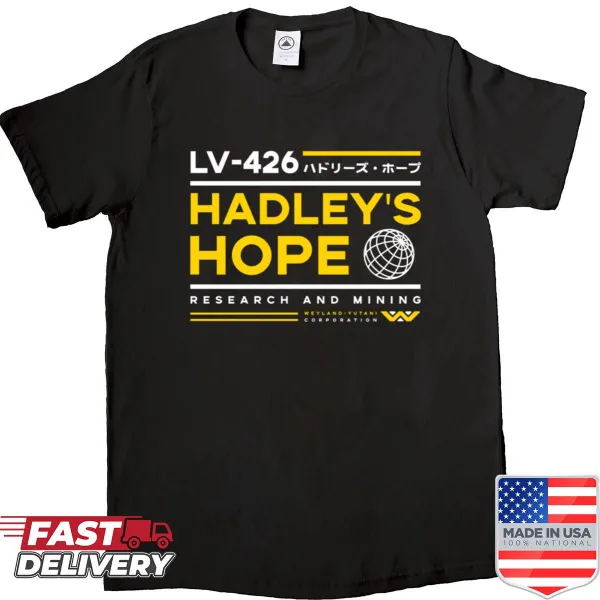 Hope-themed shirt with a meaningful phrase and subtle illustrations