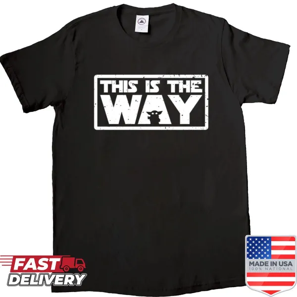 Grunge-style shirt with the phrase 'He Knows The Way' in bold letters.