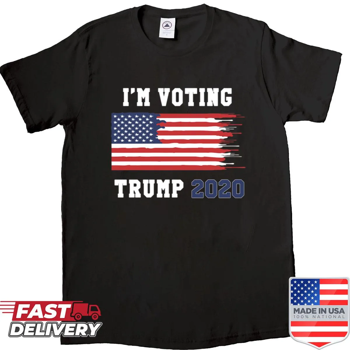 Playful campaign shirt with humorous slogan about voting for pets
