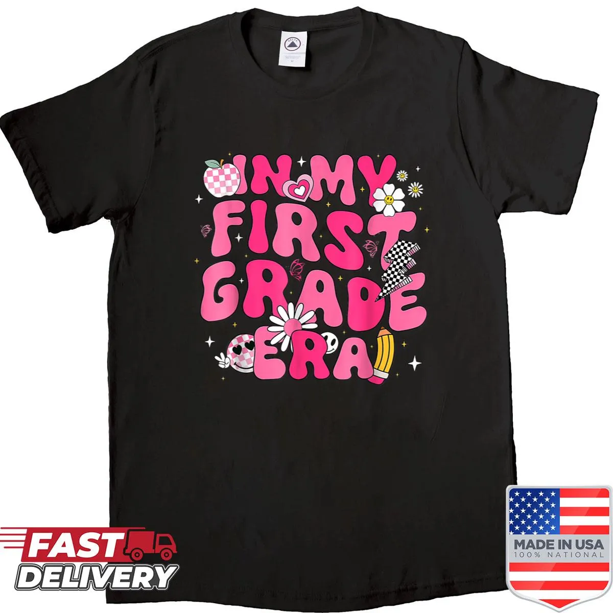 Nostalgic shirt celebrating first grade for teachers