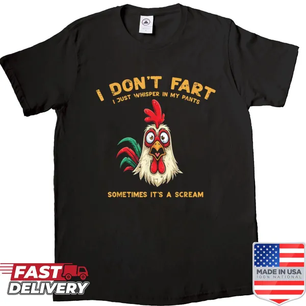 Funny meme shirt with the phrase 'I Don’t Fart' prominently displayed