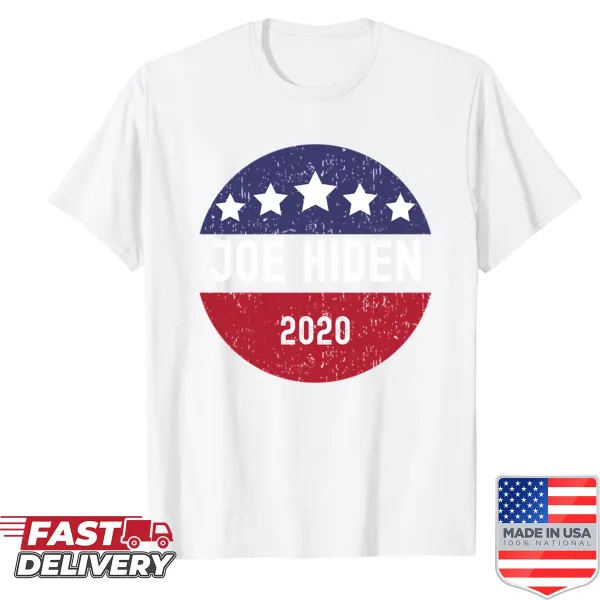 Oversized shirt with humorous Joe Hiden Biden text