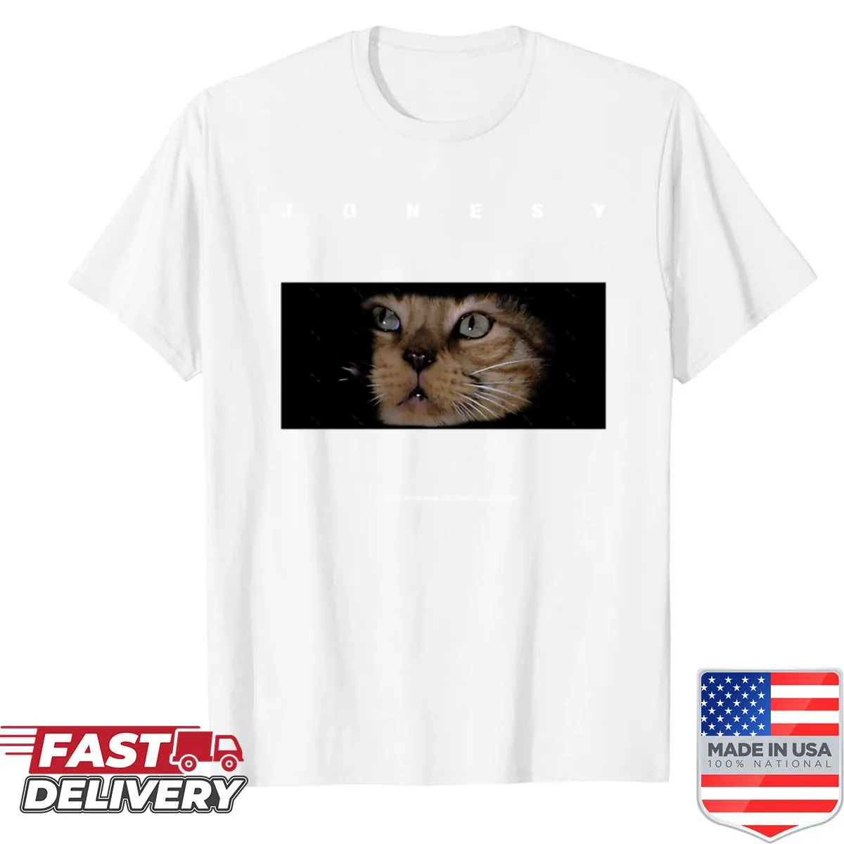 Shirt featuring Jonesy the cat from Alien 1979