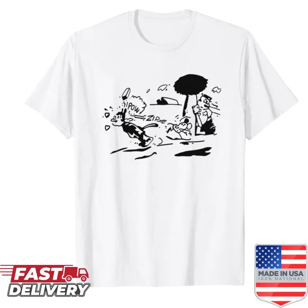 T-shirt featuring a graphic inspired by Jules from Pulp Fiction.