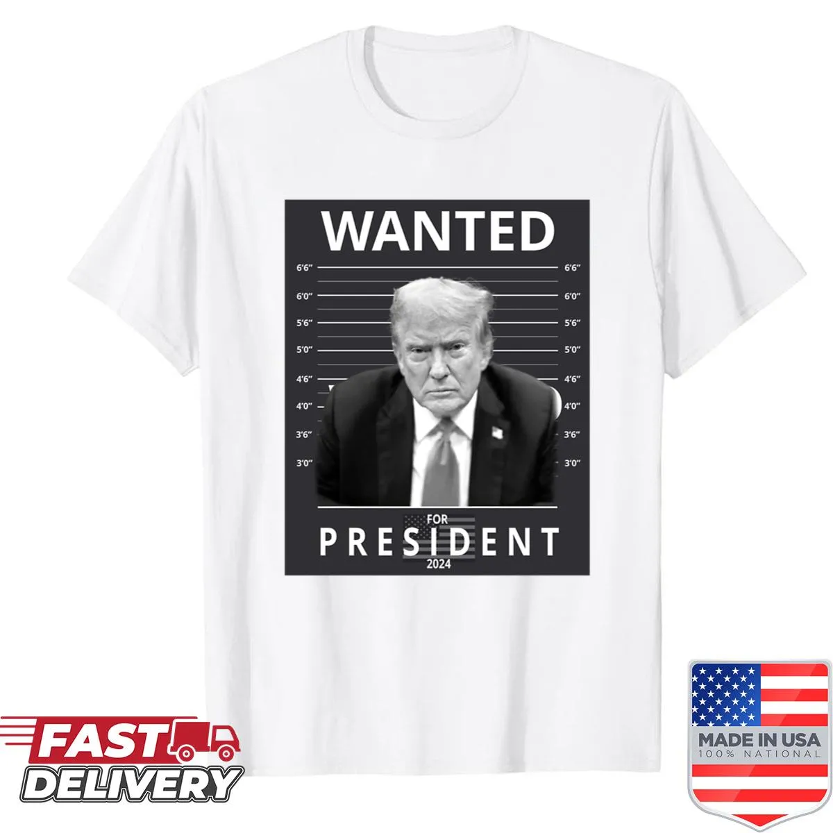 Limited Edition shirt with bold political slogan regarding Donald Trump