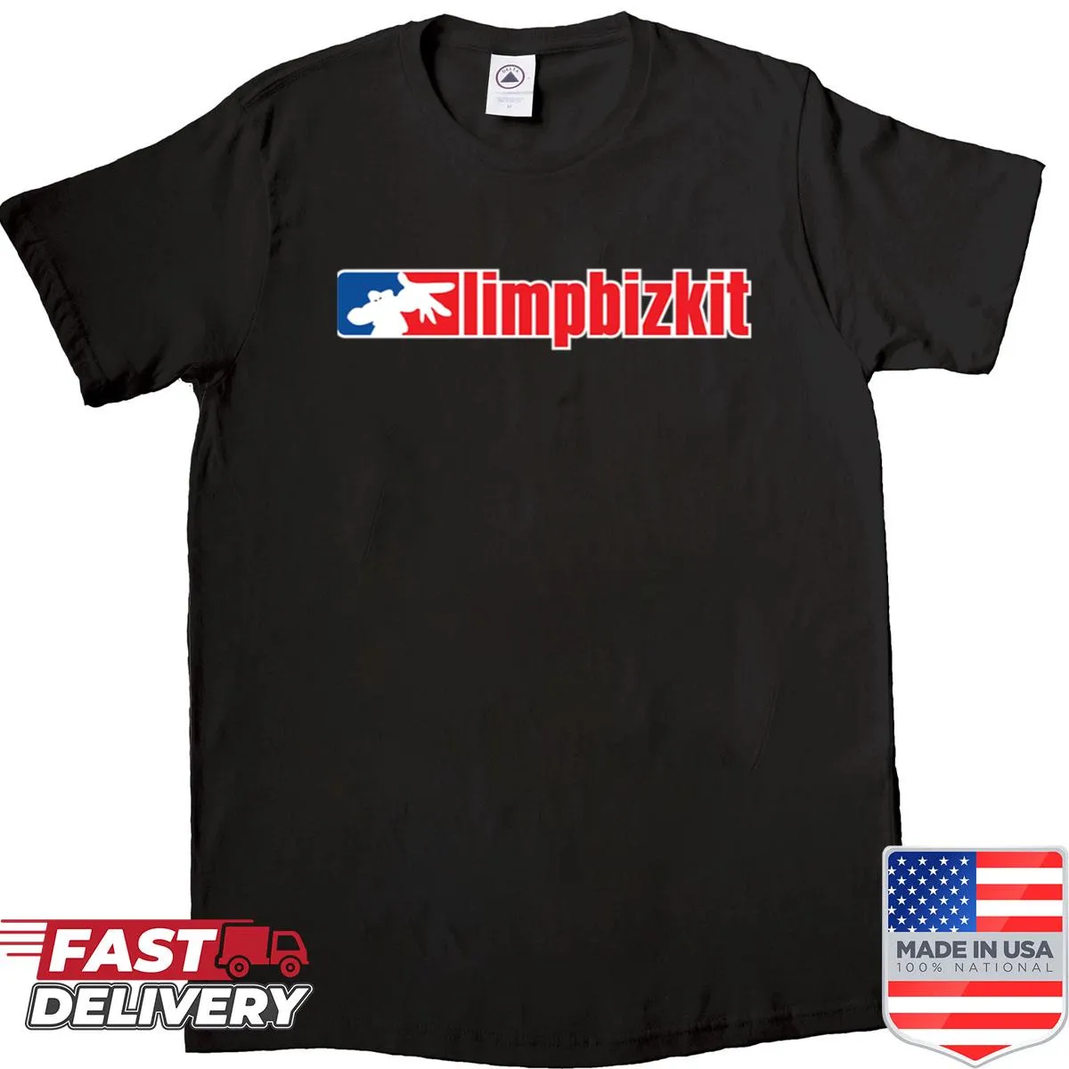 Limp Bizkit logo shirt designed for music fans