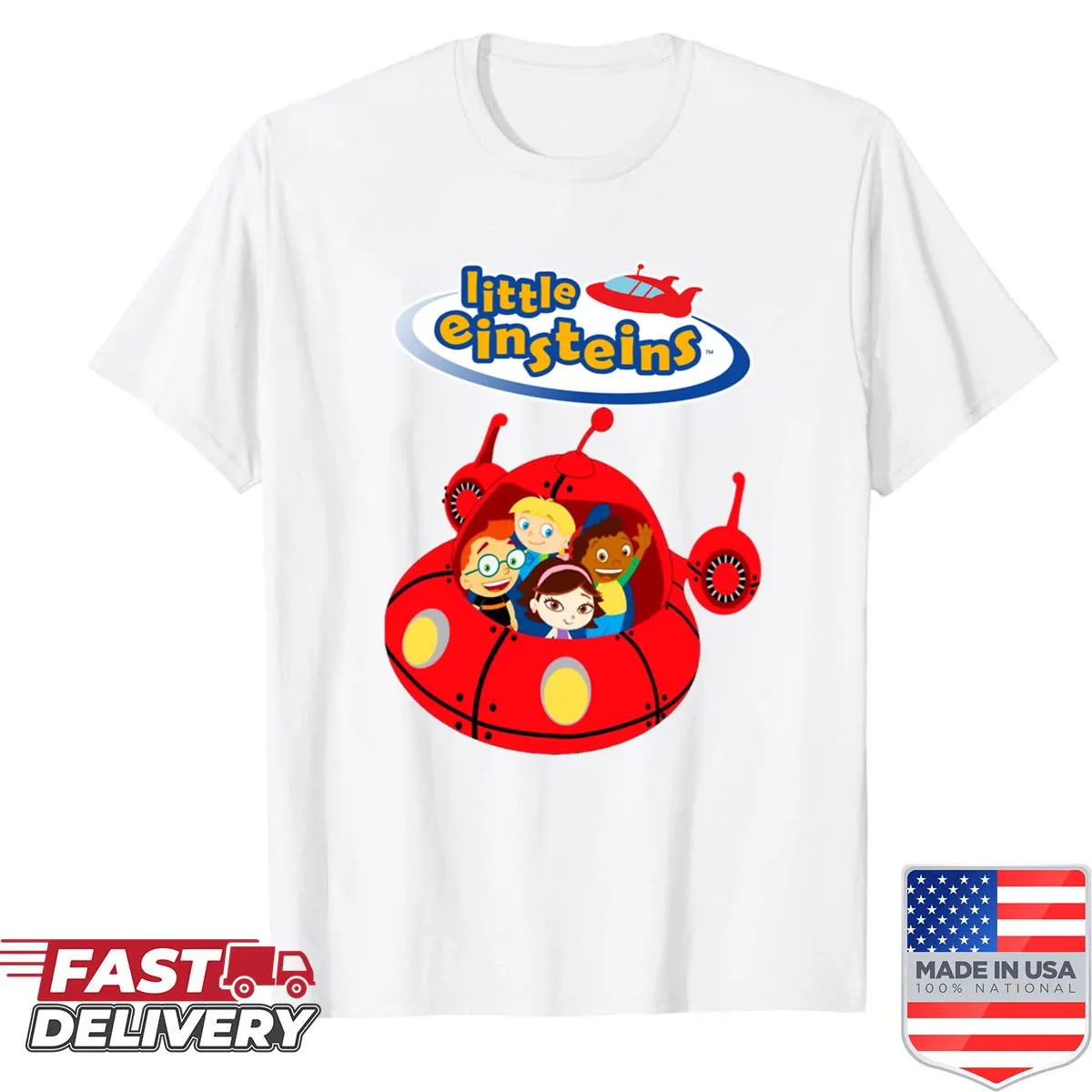 T-shirt for kids featuring Little Einsteins car graphic