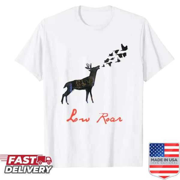 Illustration shirt inspired by Low Roar's ethereal music and graphics