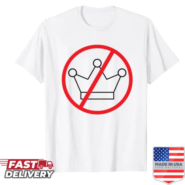 Outspoken shirt with a graphic of a middle finger aimed at Trump.