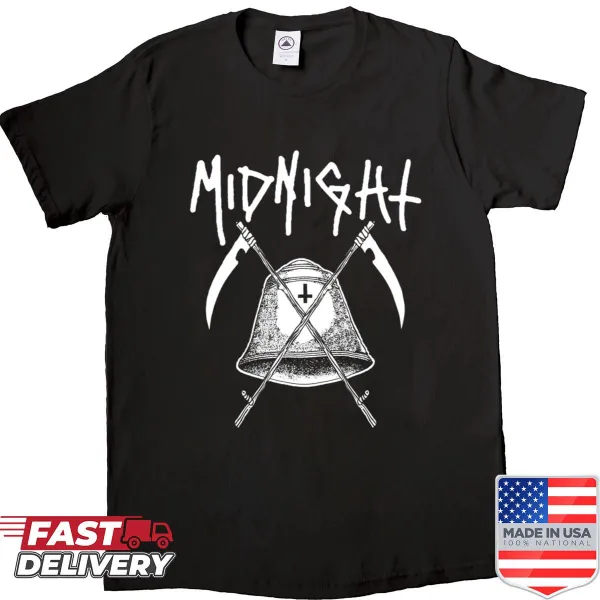 Band logo emblem graphic on T-shirt