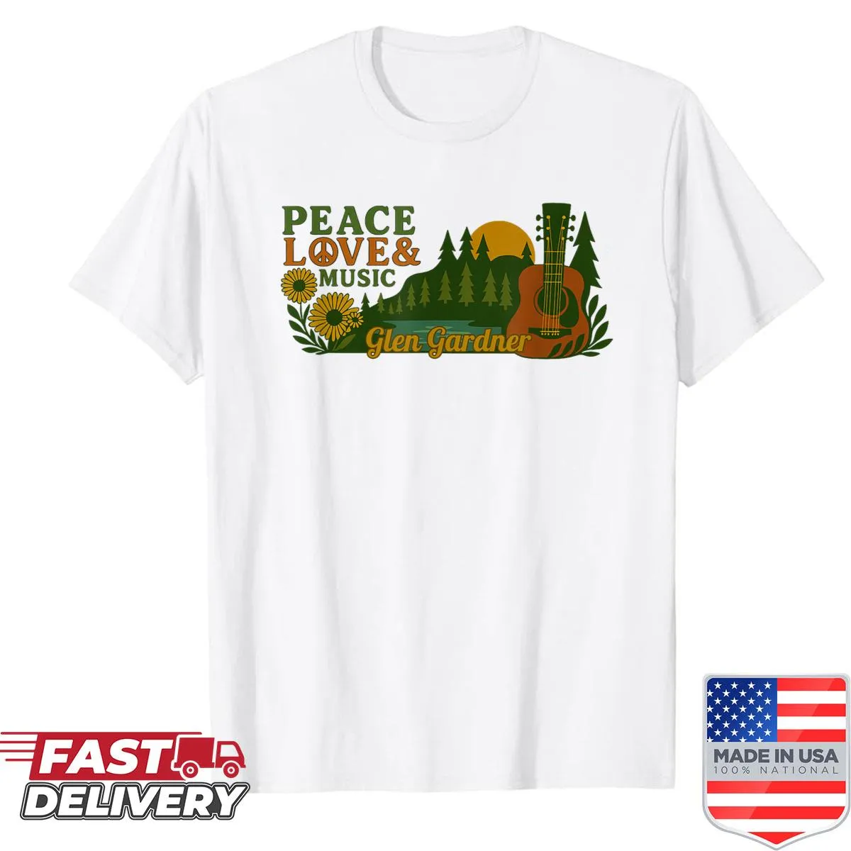 Glen Gardner NJ shirt celebrating local music