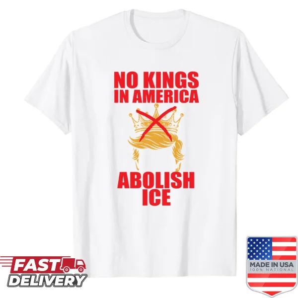 Oversized shirt with a strong anti-establishment message