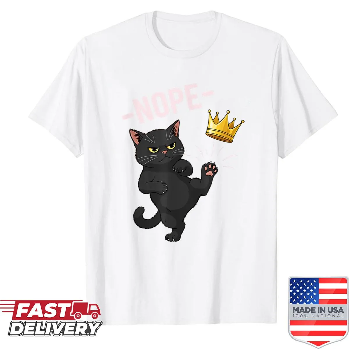 Funny 4th of July shirt featuring a cartoon cat with a humorous message