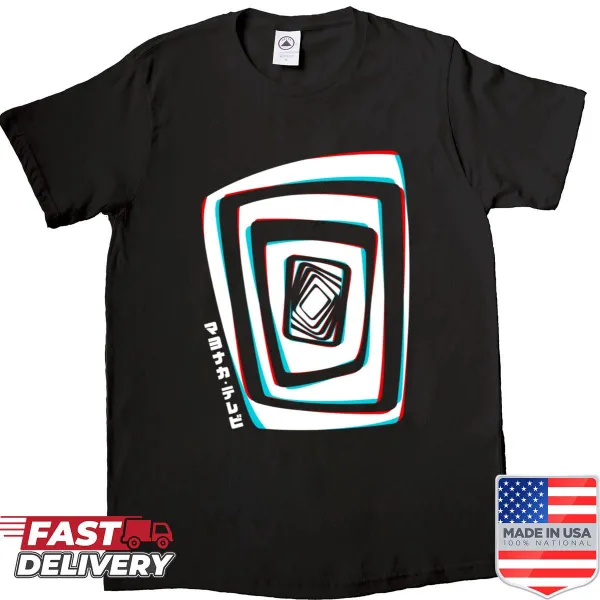 Shirt featuring art inspired by Persona 4's Midnight Channel