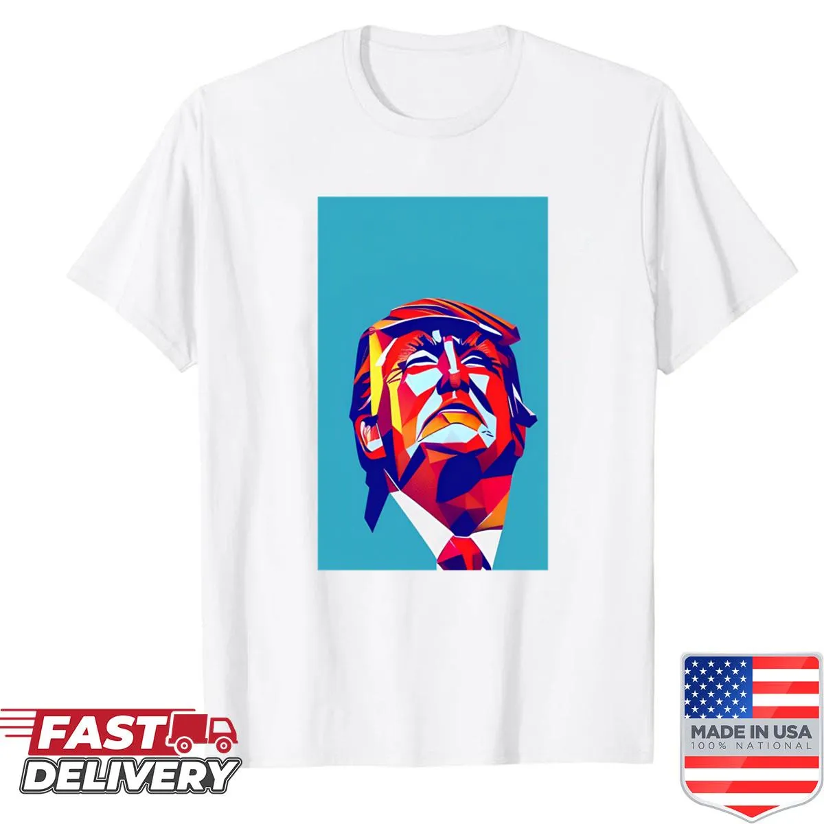 Oversized T-shirt with President of the US 45th title