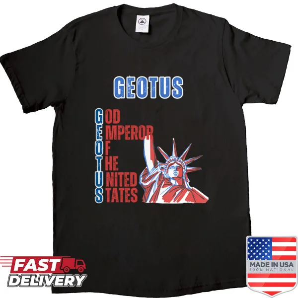 Humorous oversized shirt with political satire text