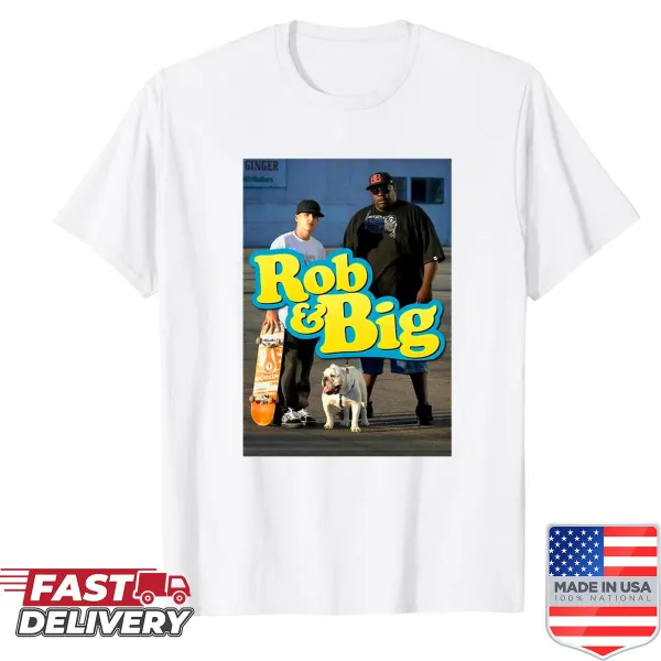 Vintage-style shirt celebrating Rob And Big