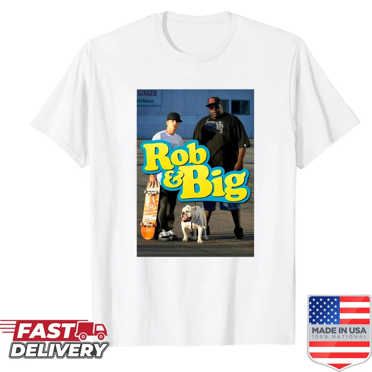 Vintage-style shirt celebrating Rob And Big