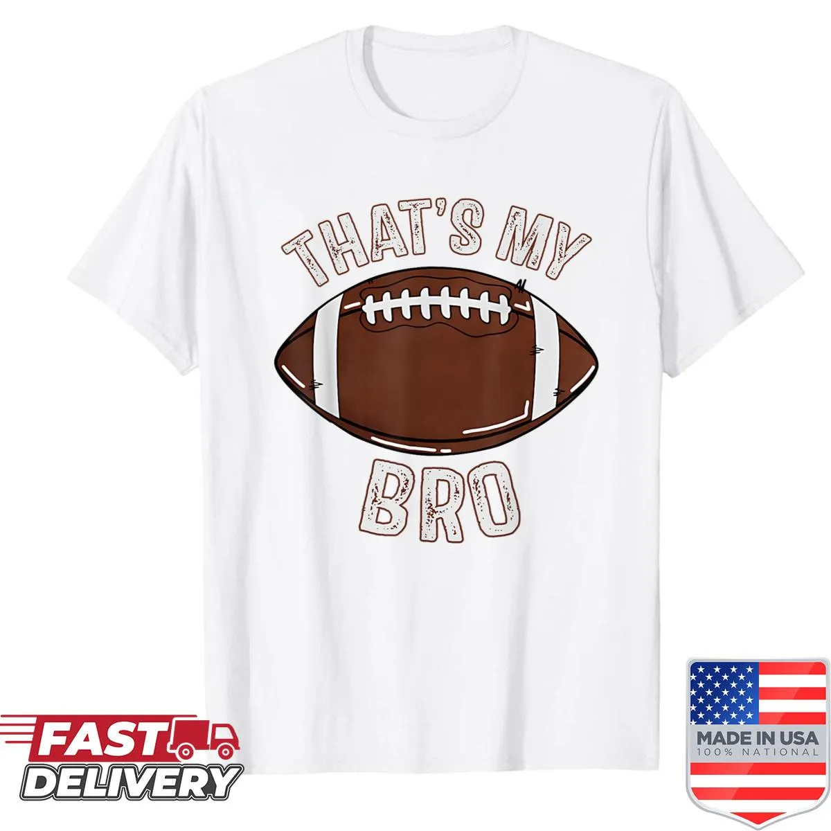 Heartwarming football sibling cheer shirt