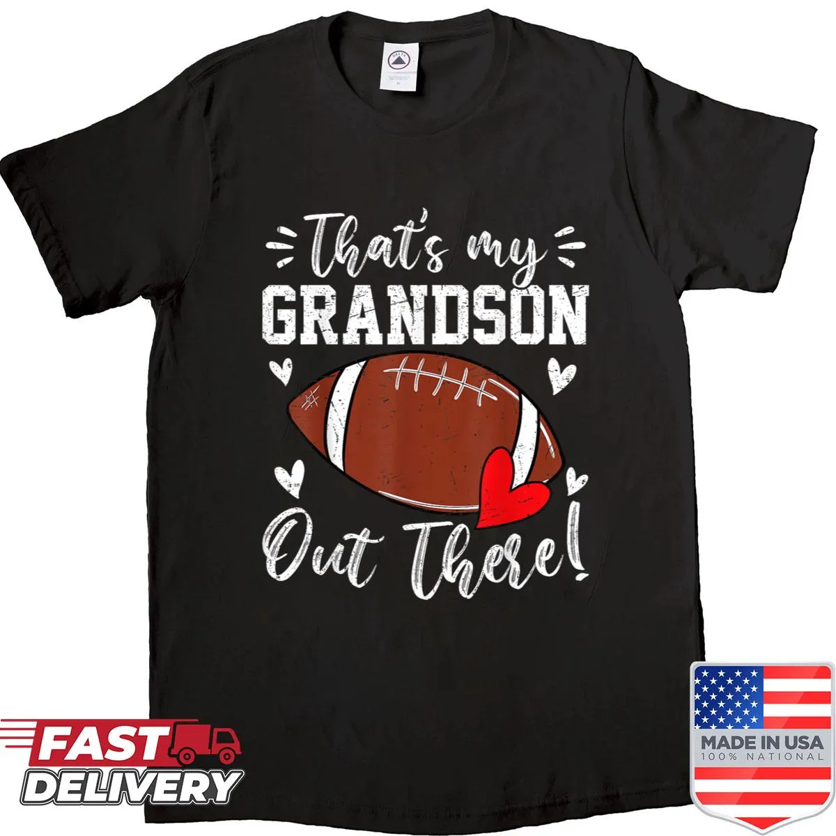 Funny shirt for grandmas celebrating their grandson's football