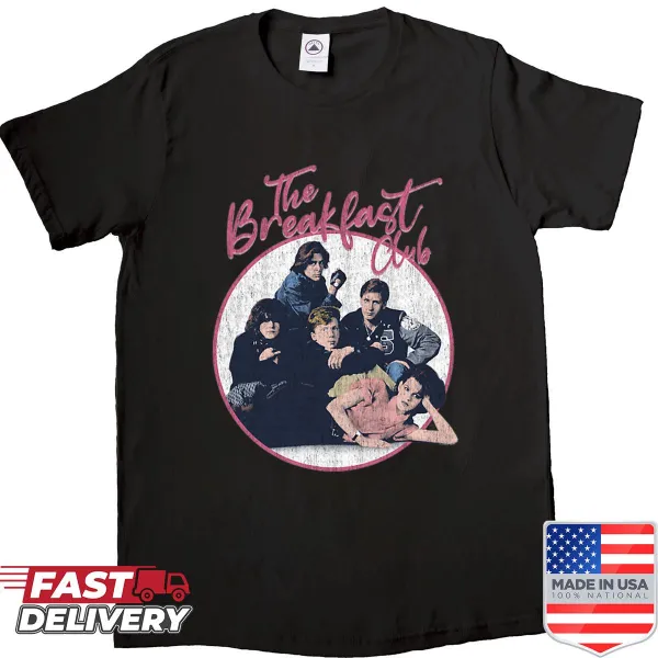 Distressed T-shirt inspired by The Breakfast Club movie
