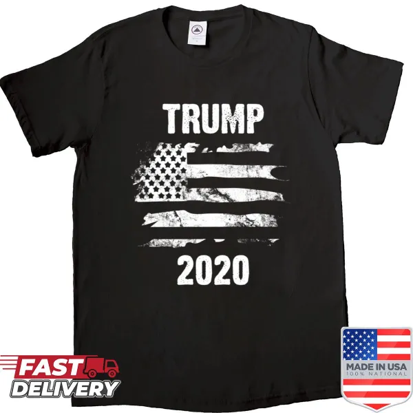 Pro-Trump 2020 shirt featuring bold typography