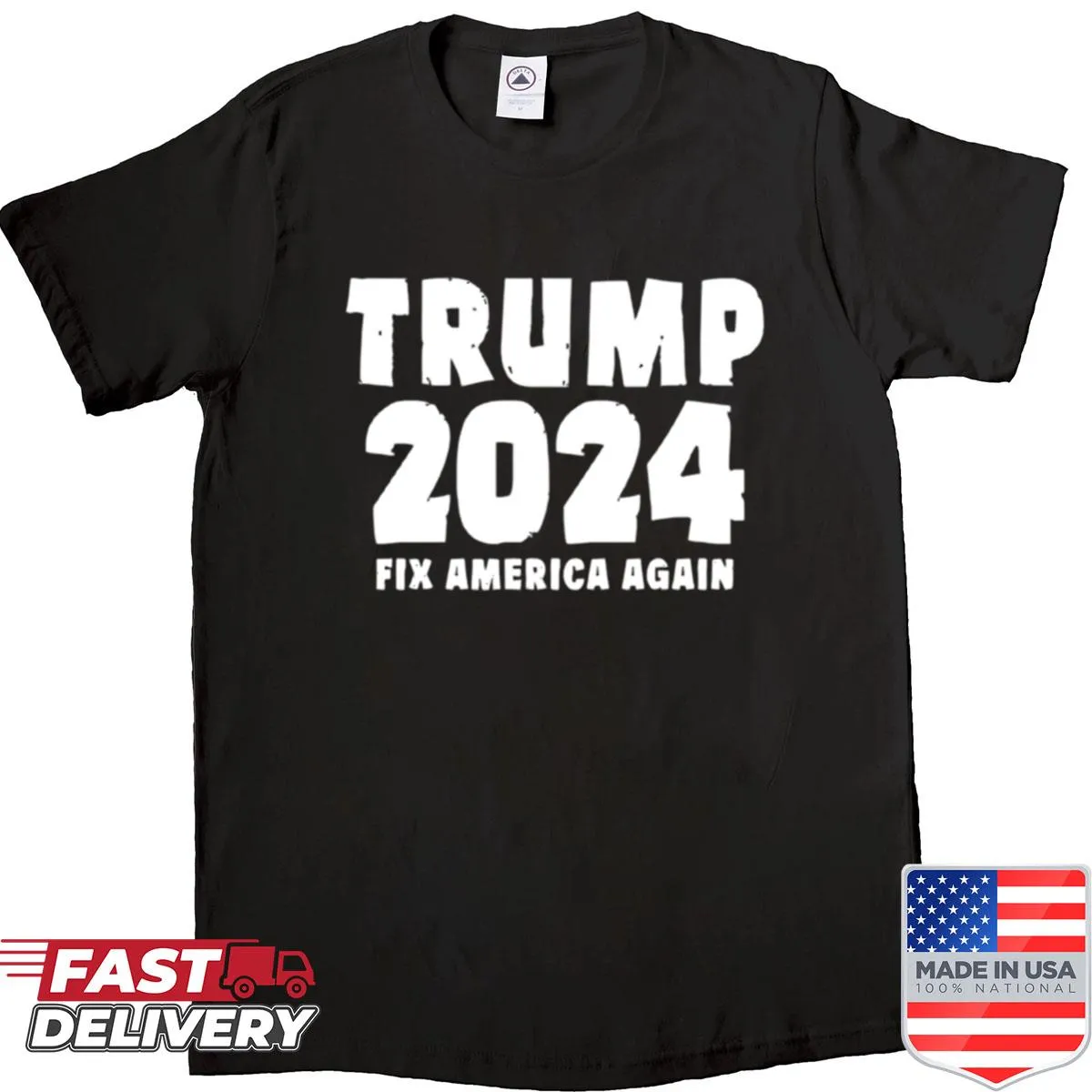 Funny political shirt with 'Fix America Again' slogan