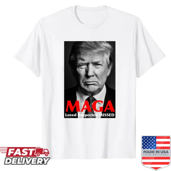 Simple shirt with Trump 2024 campaign message.