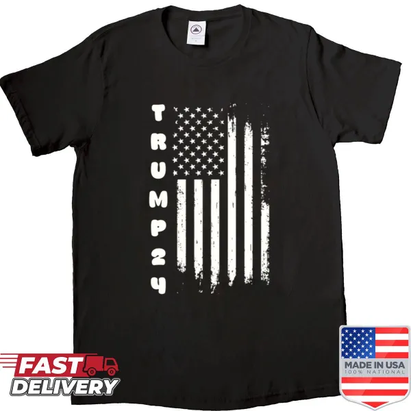 Oversized t-shirt with Trump 24 design