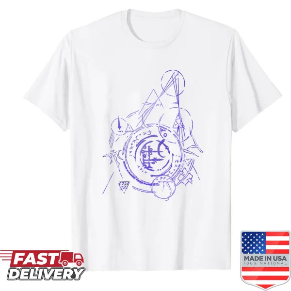 Shirt featuring a portal graphic inspired by Baldur's Gate