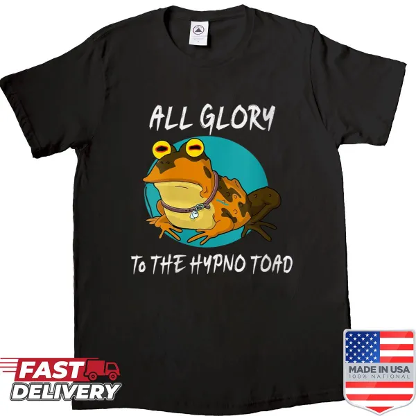 Funny shirt featuring Hypno Toad graphic and humorous phrase