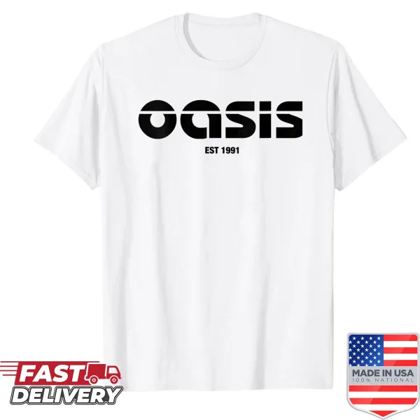 Oasis Est 1991 women's t-shirt celebrating connection and memories