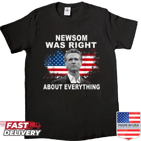 T-shirt featuring the American flag design, symbolizing patriotism.